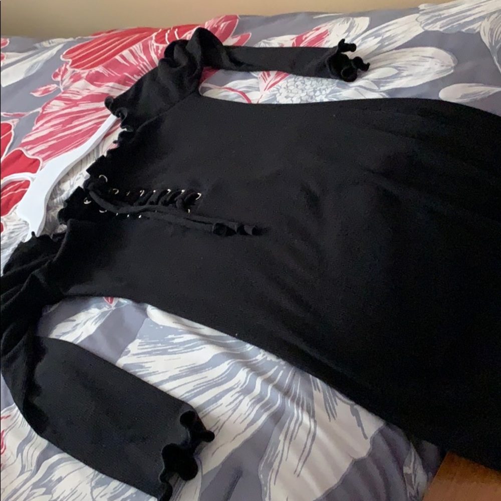 Off the shoulder lace dress